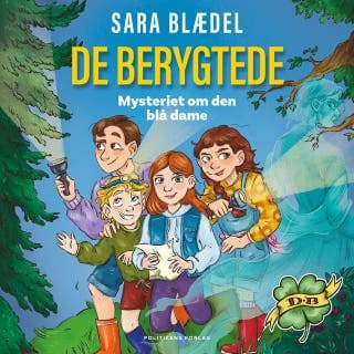 De berygtede – Mysteriet om den blå dame – Sara Blædel, lydbogens omslag
