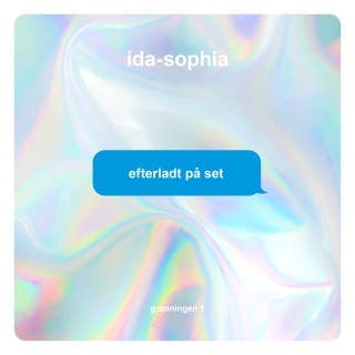 Efterladt på set – Ida-Sophia Petersen, lydbogens omslag