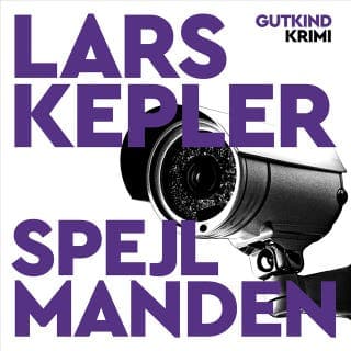 Spejlmanden – Lars Kepler, lydbogens omslag