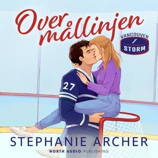 Over mållinjen – Stephanie Archer, lydbogens omslag
