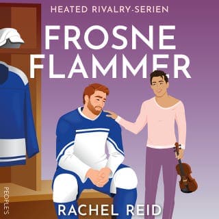 Frosne flammer – Rachel Reid, lydbogens omslag