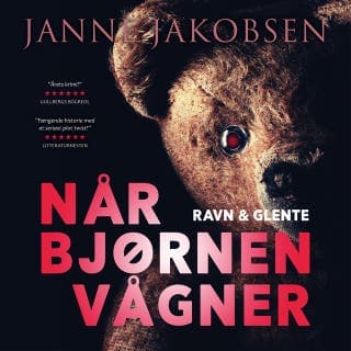 Når bjørnen vågner – Janne Jakobsen, lydbogens omslag