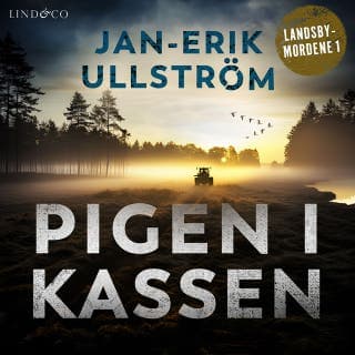 Pigen i kassen – Jan-Erik Ullström, lydbogens omslag