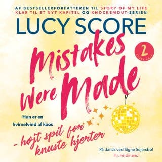 Mistakes were made – højt spil for knuste hjerter – Lucy Score, lydbogens omslag