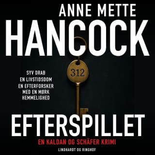 Efterspillet – Anne Mette Hancock, lydbogens omslag