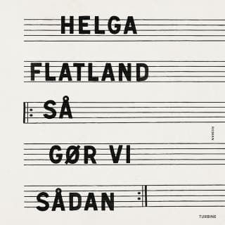 Så gør vi sådan – Helga Flatland, lydbogens omslag