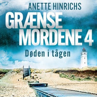 Døden i tågen – Anette Hinrichs, lydbogens omslag