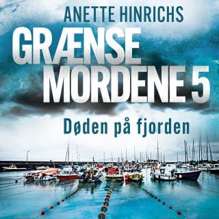 Døden på fjorden – Anette Hinrichs, lydbogens omslag