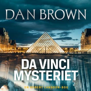 Da Vinci Mysteriet – Dan Brown, lydbogens omslag
