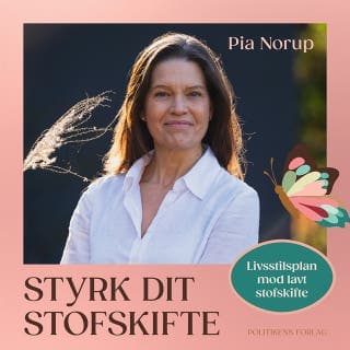 Styrk dit stofskifte – Pia Norup, lydbogens omslag
