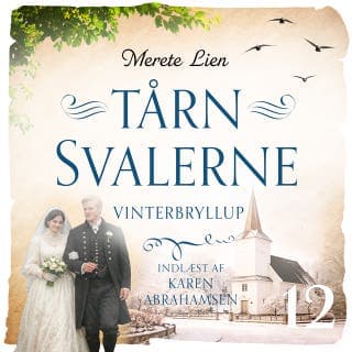 Vinterbryllup – Merete Lien, lydbogens omslag