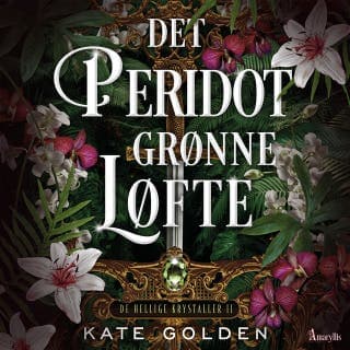 Det peridotgrønne løfte – Kate Golden, lydbogens omslag