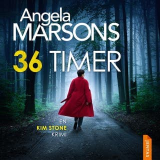36 timer – Angela Marsons, lydbogens omslag
