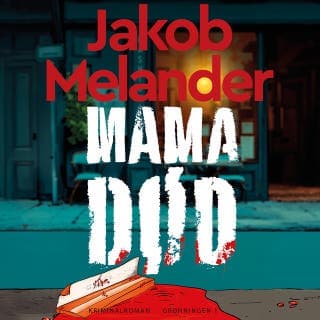Mama død – Jakob Melander, lydbogens omslag