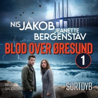 Sortdyb – Nis Jakob, Jeanette Bergenstav, lydbogens omslag